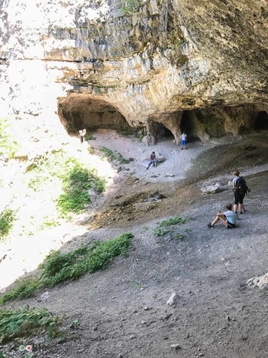 If you're looking for a short but fun hike in Spearfish Canyon in the Black Hills, check out the Community Caves! This trail isn't for everyone, but it's fun and worth the effort if you can make the steep hike - @TheFitCookie