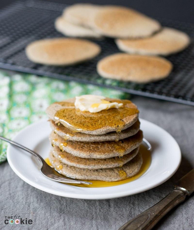 Whole Grain Gluten Free Buckwheat Pancakes (Vegan) • The Fit Cookie