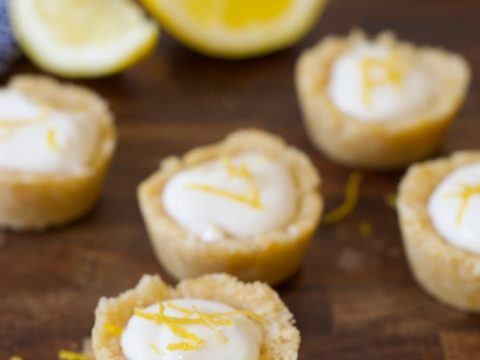 Image for Mini No-Bake Lemon Tarts (Gluten Free & Vegan)