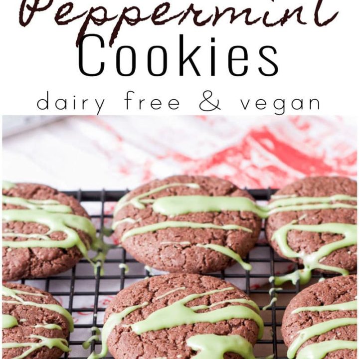Gluten Free Chocolate Peppermint Cookies (Vegan) • The Fit Cookie