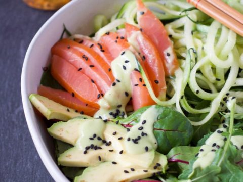 Image for Smoked Salmon Salad (Sushi Salad)