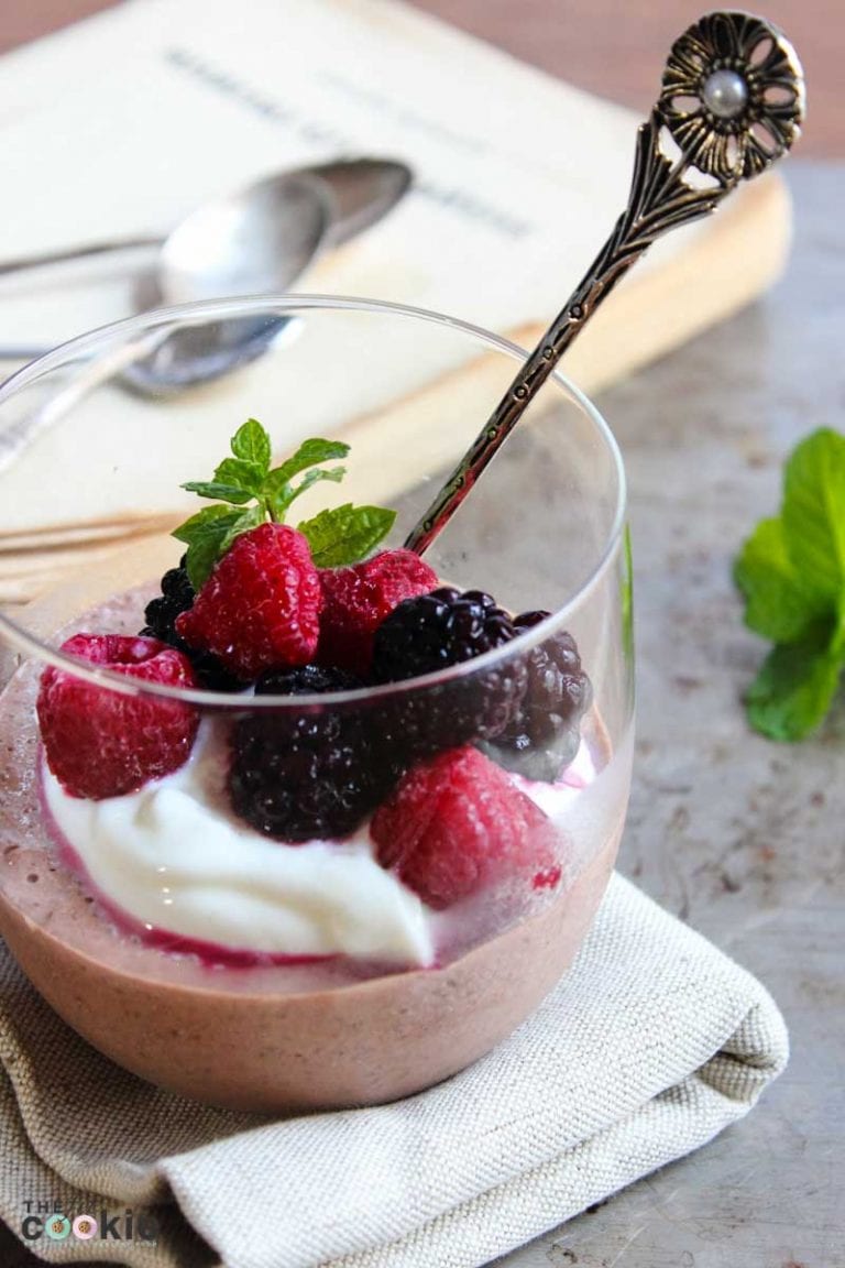 Healthy Chocolate Protein Mousse (Dairy Free) • The Fit Cookie