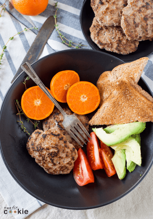 If you're looking for a healthy and allergy friendly way to add protein to your breakfast, make some homemade turkey breakfast sausage! This is easy to make, healthy, and is affordable - @TheFitCookie #healthy #recipe #paleo 