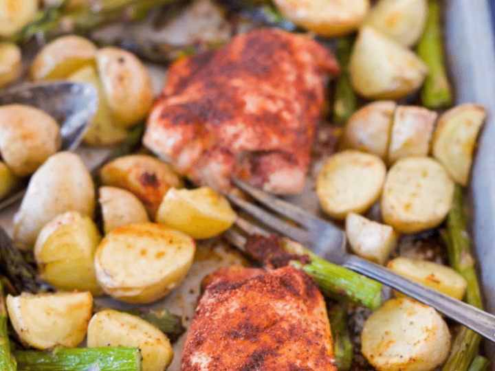 Image for Sheet Pan Barbecue Chicken with Potatoes (Grain Free)