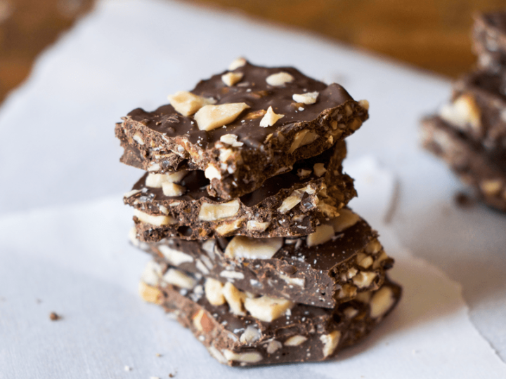 Image for Almond Toffee Coffee Chocolate Bark (Vegan)