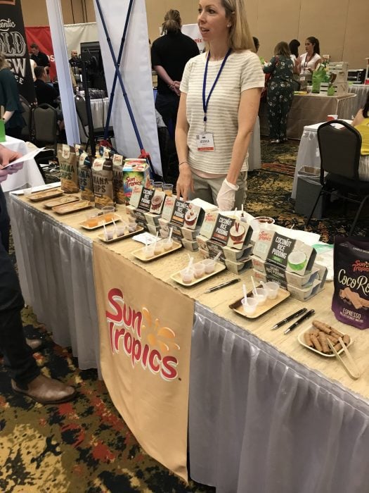 SunTropics booth at the Everything Food Conference in Layton, Utah