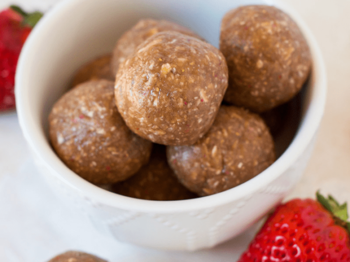 Image for Strawberry Oat Protein Bites (Gluten Free)