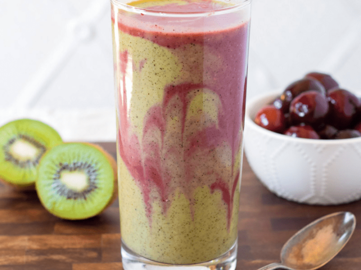 Image for Dairy Free Cherry Kiwi Smoothie (Vegan)