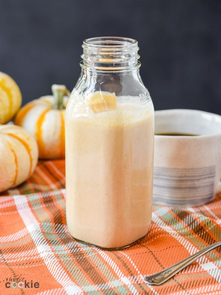 Sugar Free Pumpkin Spice Creamer (Dairy Free) • The Fit Cookie