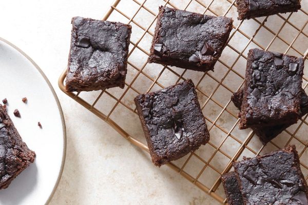 Instant Pot Flourless Brownies by Go Dairy Free