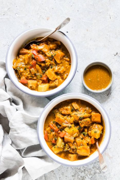 Instant Pot Pumpkin and Plantain Curry (vegan, paleo) - Recipes from a Pantry