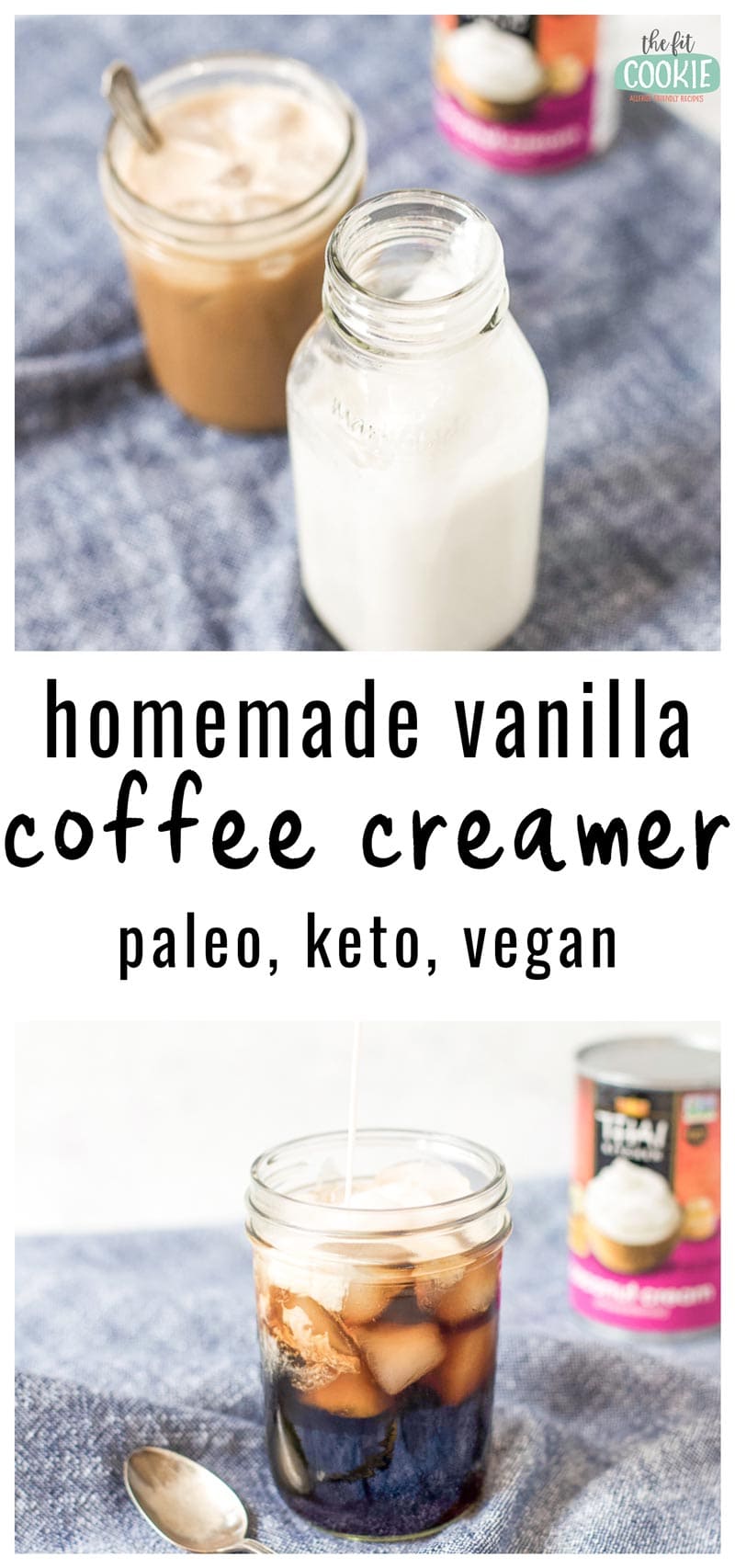 Homemade Vanilla Coffee Creamer - Far From Normal