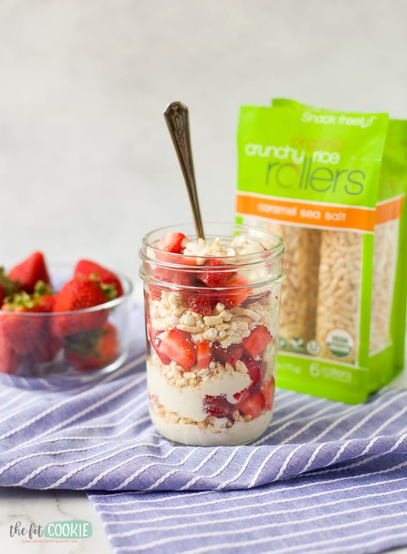 Easy Dairy Free Strawberry Yogurt Parfait (Gluten Free) • The Fit Cookie