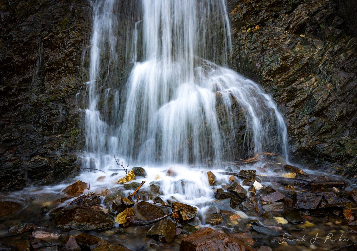 Garden creek falls in Casper Wy, photo taken by Sarah Parker. 