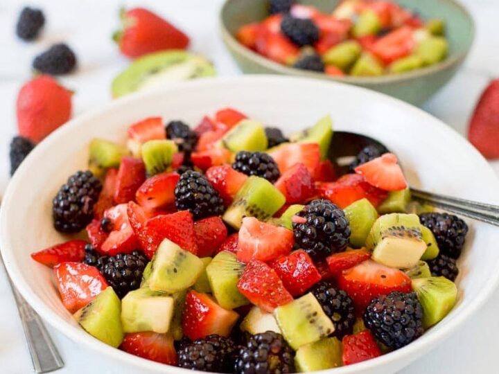 Image for Blackberry Kiwi Fruit Salad (Paleo)