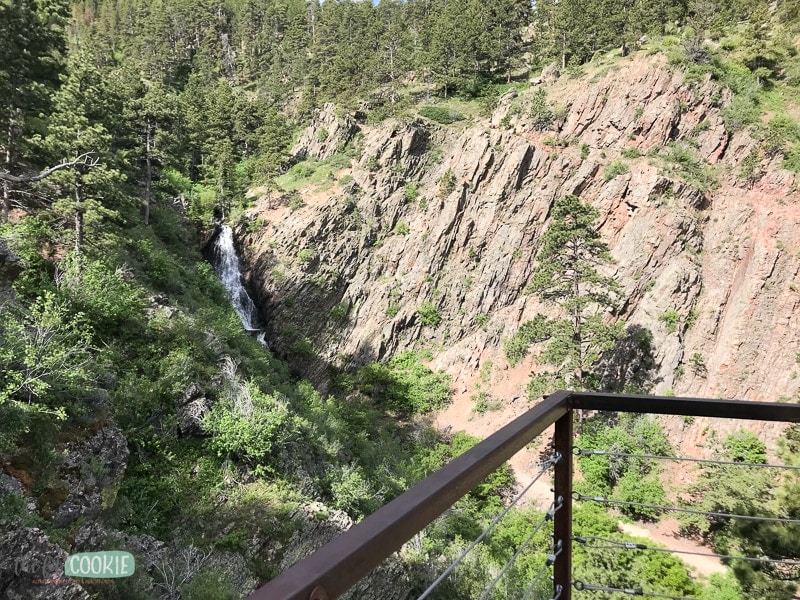 observation deck at garden creek falls