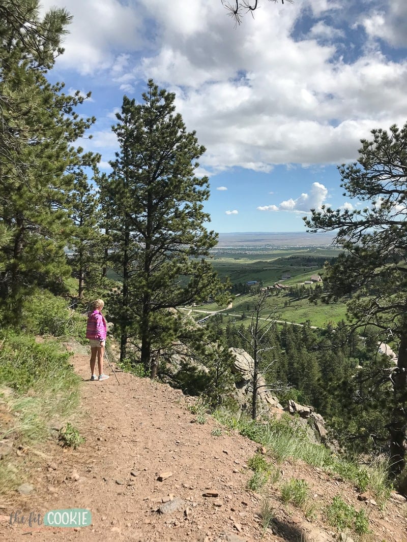 hiking view of casper wy