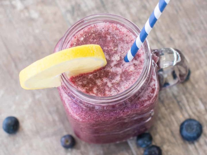 Image for Apple Blueberry Lemon Smoothie [No Added Sugar]