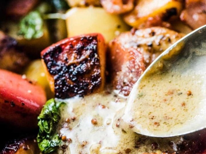 Image for Apple Chicken Recipe with Bacon and Potatoes