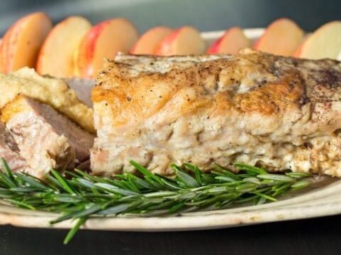 Image for Pork Loin with Rosemary Applesauce
