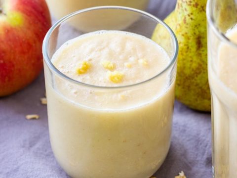 Image for Apple Pear Ginger Smoothie Recipe - Happy Foods Tube