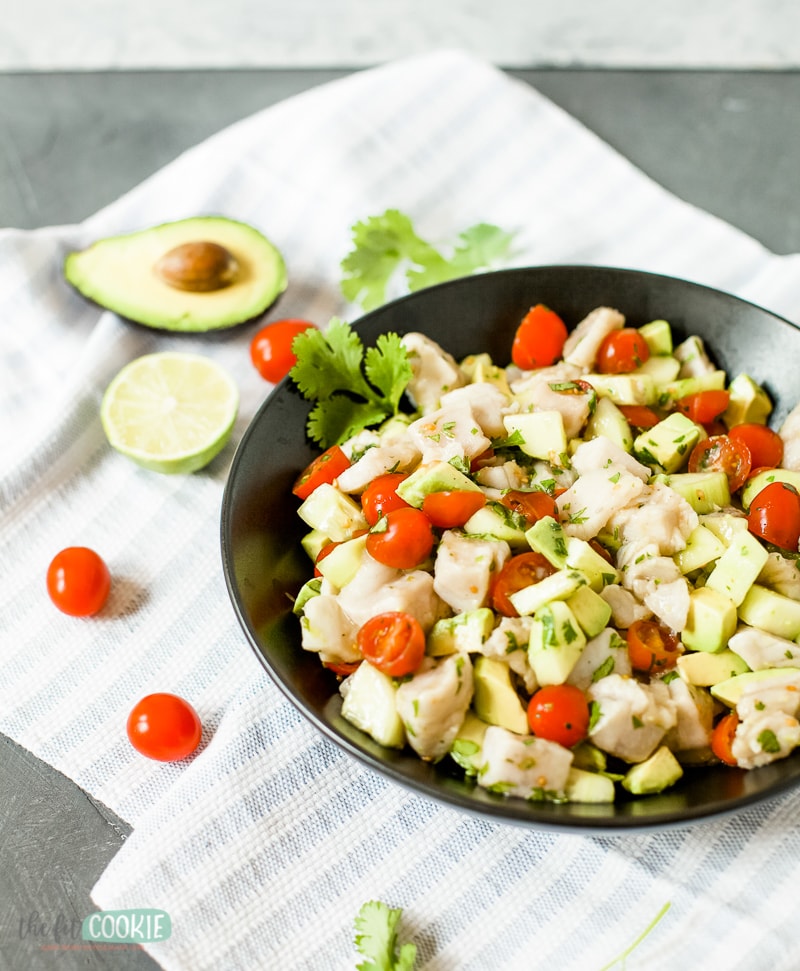 Fresh Sea Bass Ceviche (Grain Free) • The Fit Cookie