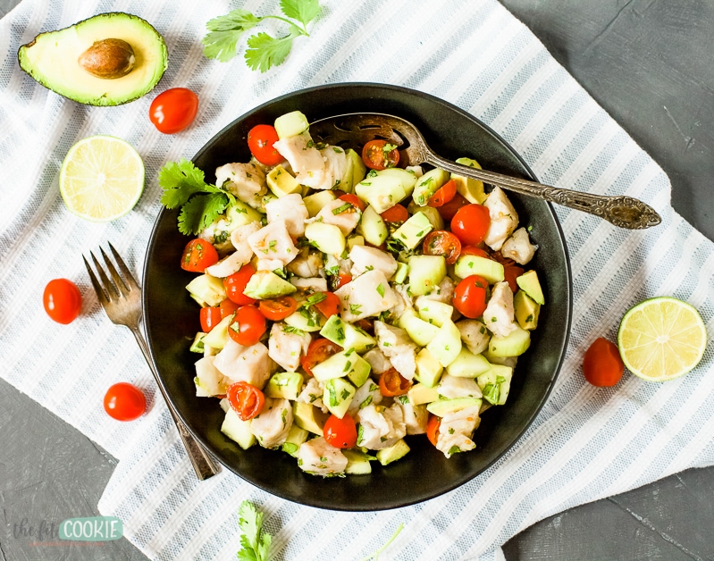 Fresh Sea Bass Ceviche (Grain Free) • The Fit Cookie