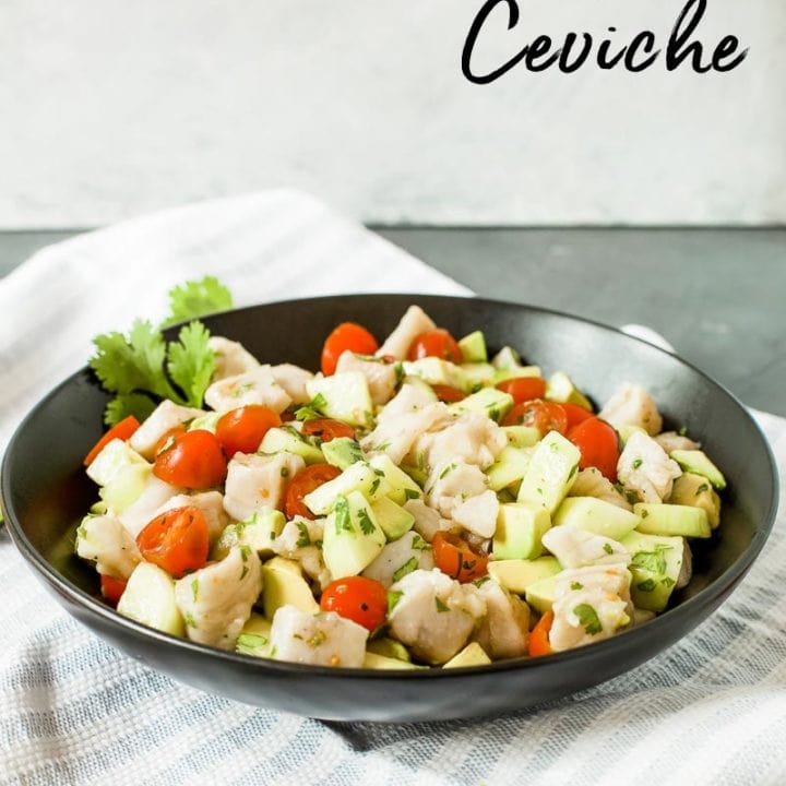 Fresh Sea Bass Ceviche (Grain Free) • The Fit Cookie