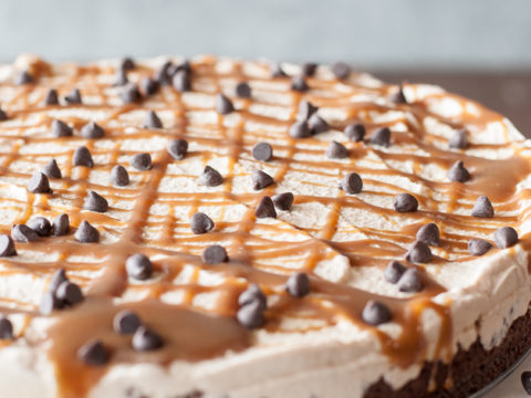 Image for Dairy-Free Salted Caramel Ice Cream Pie