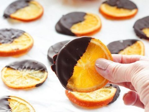 Image for Dark Chocolate-Covered Candied Orange Slices