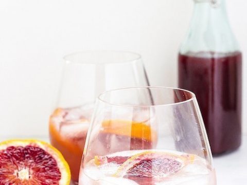 Image for Sparkling Spiced Blood Orange Shrub