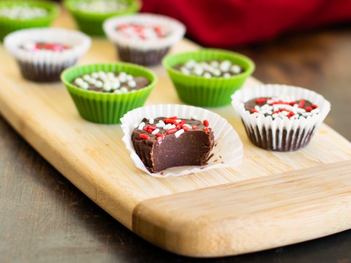 Image for Dairy-Free Peppermint Fudge Bites Recipe That's Too Easy to Resist