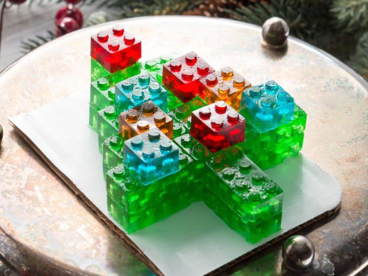 Image for Best Food Gifts: Gummy LEGO Candy Christmas Tree