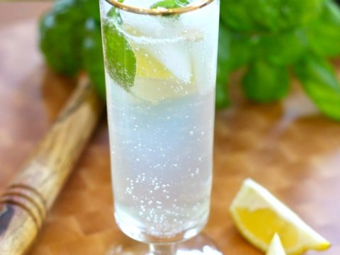 Image for Lemon Basil Spritzer~ Non Alcoholic “Mocktail”
