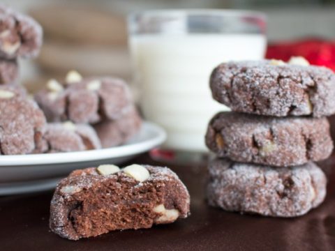 Image for Dark Chocolate Macadamia Nut Cookies (GF, Vegan) - Healthy World Cuisine