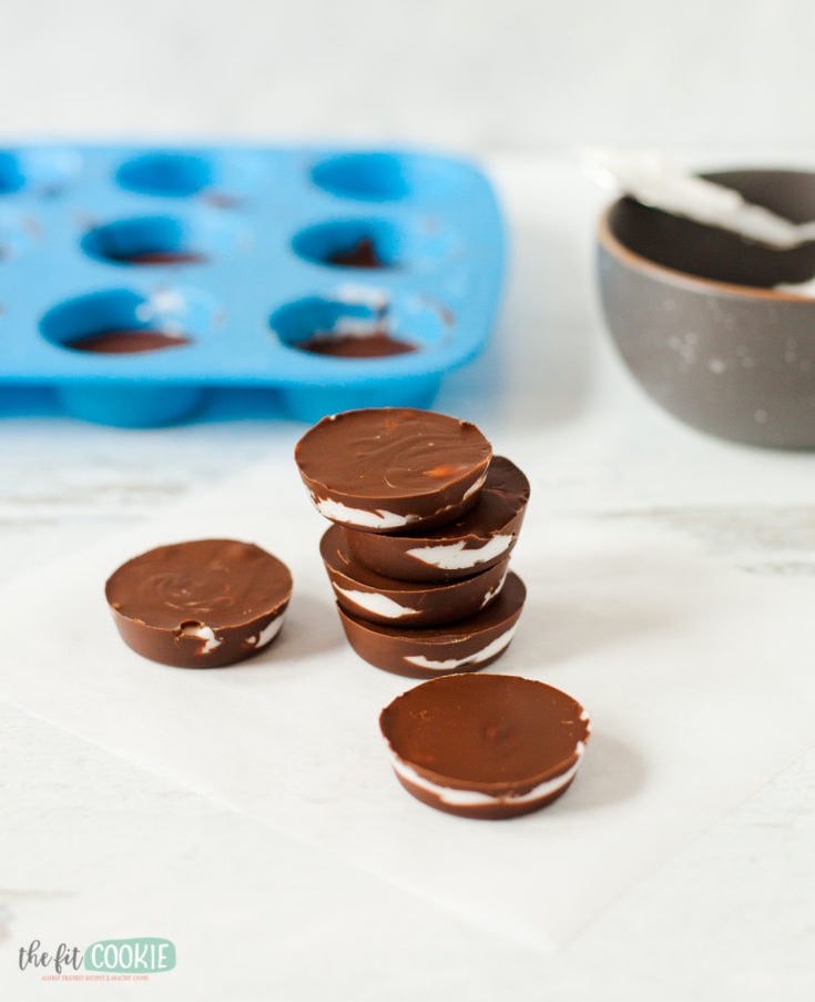 Dairy Free Homemade Peppermint Patties • The Fit Cookie