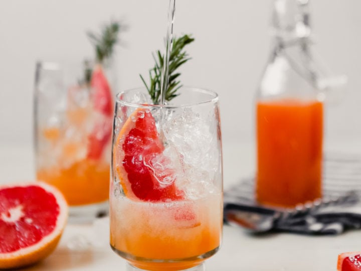 Image for Naturally Sweetened Grapefruit Rosemary Soda