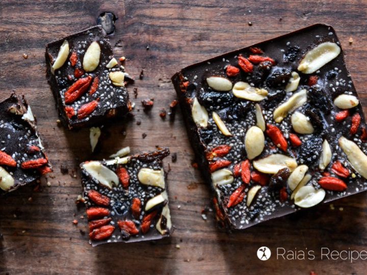 Image for Sweet & Salty Chocolate Bar with Fruits & Nuts