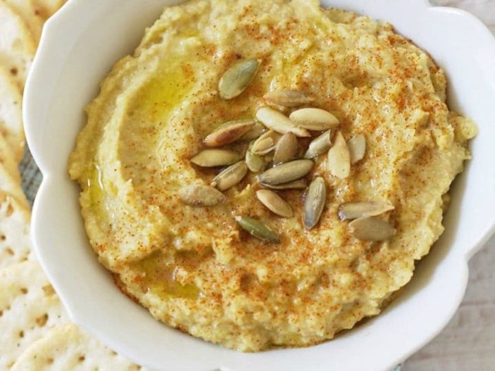 Image for Easy Roasted Hatch Chile Spicy Hummus