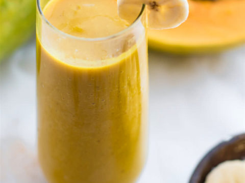 Image for Tropical Turmeric Golden Milk Vegan Smoothie