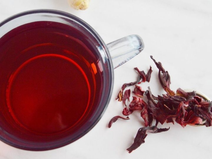 Image for Hibiscus Tea Recipe (Healthy herbal tea w/ Video)