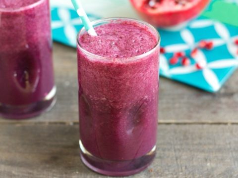 Image for The Best Pomegranate Smoothie (Vegan Drink)
