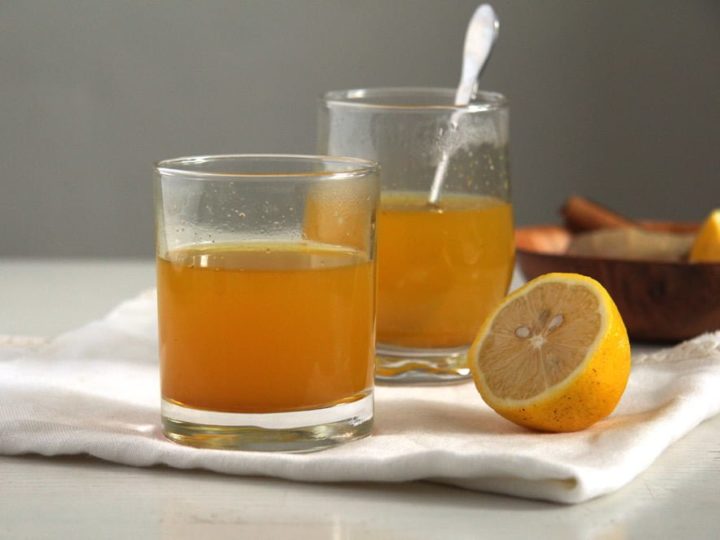 Image for Golden Turmeric Ginger Pepper Tea for Sore Throat