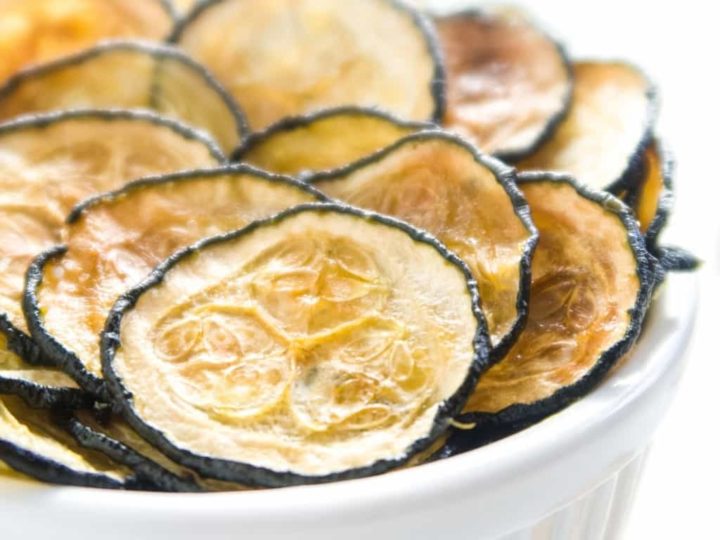 Image for Healthy Oven Baked Zucchini Chips Recipe
