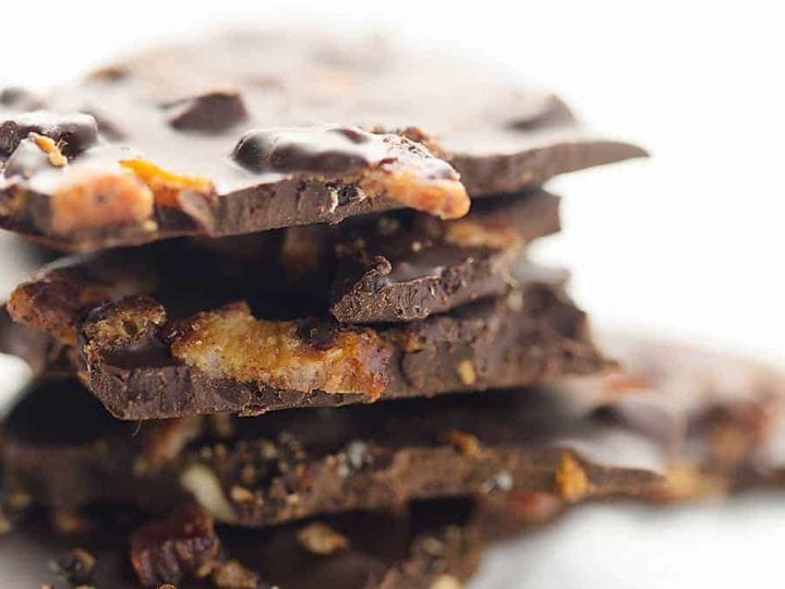 Image for Sugar Free Chocolate Bark with Bacon and Almonds