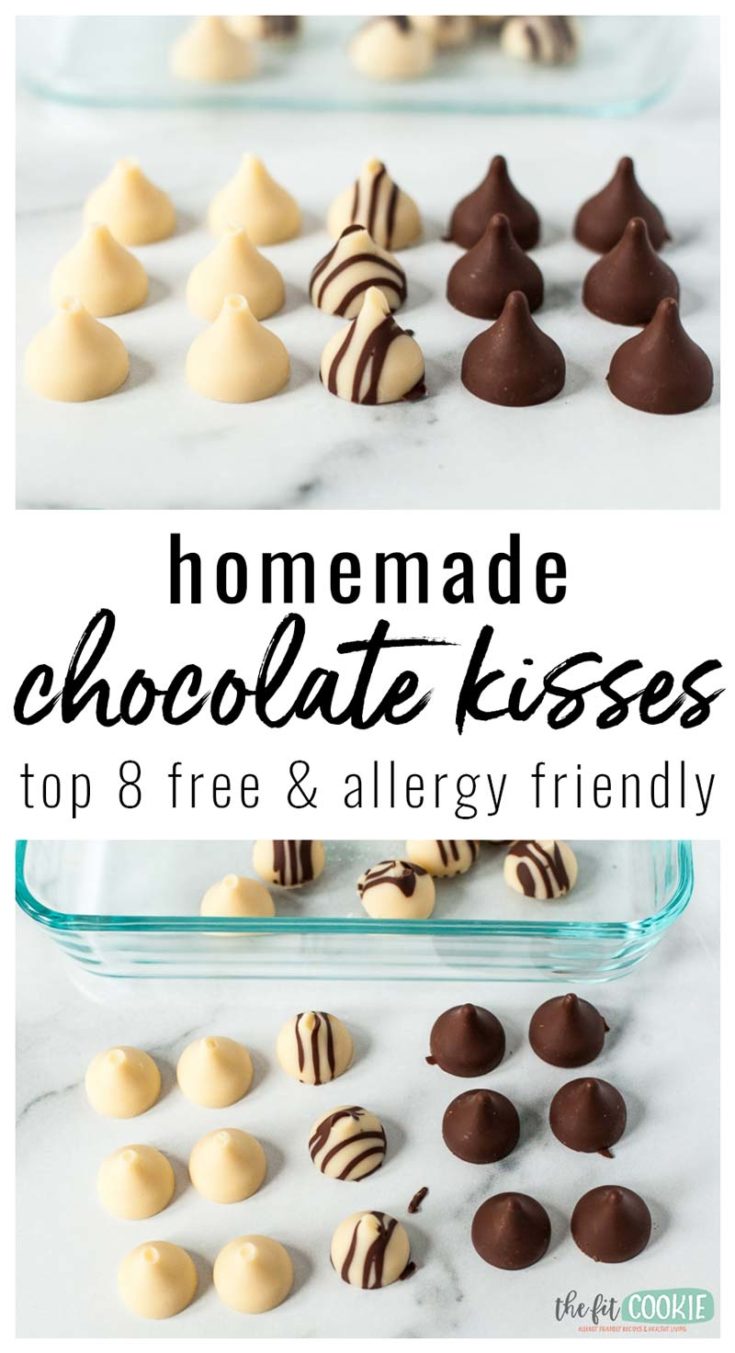 Homemade Chocolate Kisses, Top 8 Free (Video) • The Fit Cookie