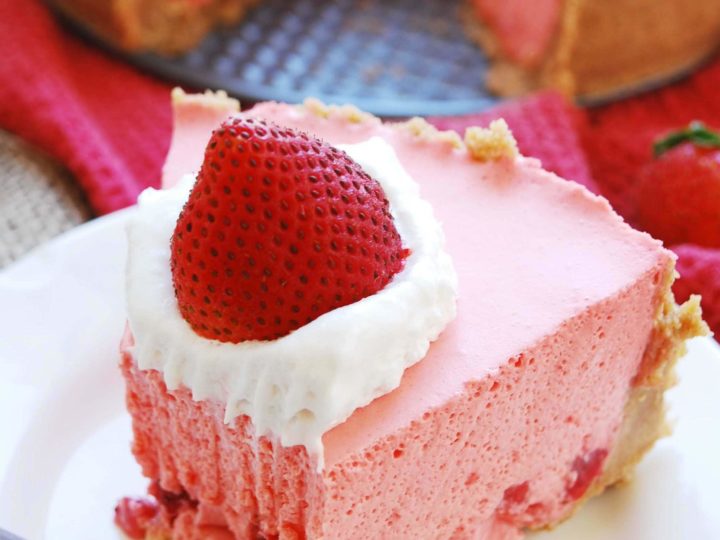 Image for Allergy-friendly No Bake Strawberry Jello Pie (Gluten, dairy, egg, soy, peanut & tree nut free; top-8-free)