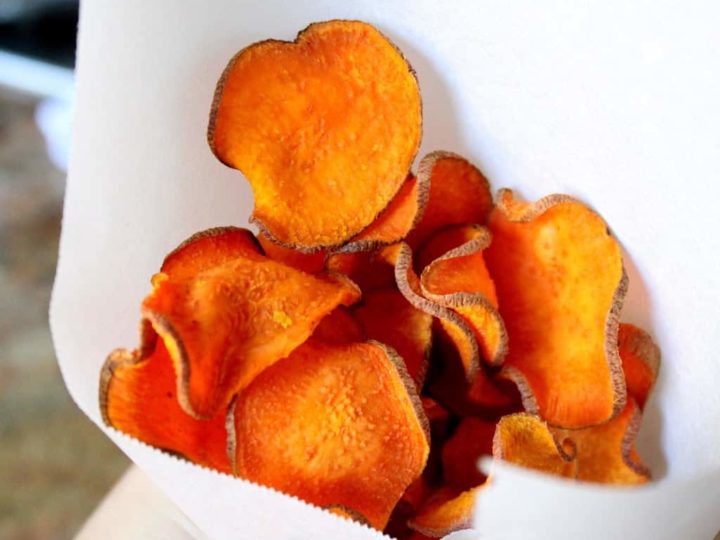 Image for Oven Baked Sweet Potato Chips (Crisps)