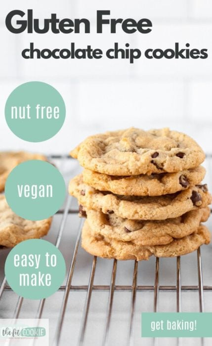 Best Gluten Free Chocolate Chip Cookies (Dairy Free) • The Fit Cookie
