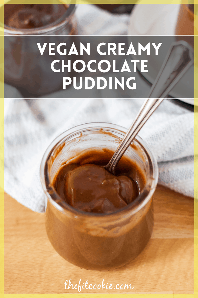 vegan creamy chocolate pudding